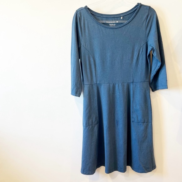 Toad & Co. Faro Dress‎ in Teal - Picture 3 of 7